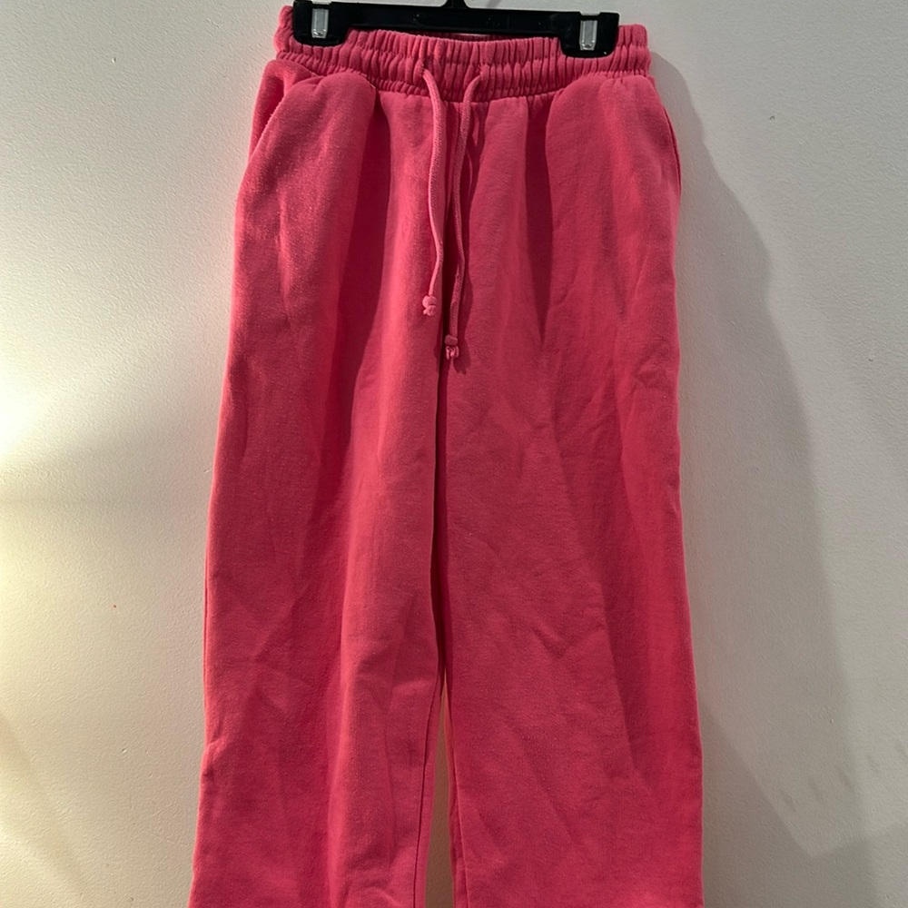 Pink Zara sweatpants